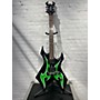 Used B.C. Rich 2005 Bronze Series Kerrie King Solid Body Electric Guitar black and green