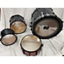 Used Truth Custom Drums 2005 Shell Pack Drum Kit Black and Pink