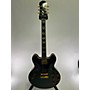 Used Epiphone 2005 Sheraton II Hollow Body Electric Guitar Black and Gold