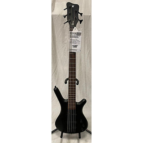 Warwick 2006 Corvette 5 String Electric Bass Guitar Nirvana Black Oil Finish