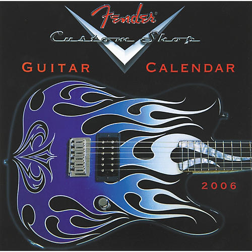 2006 Fender Custom Shop Guitar Mini Calendar