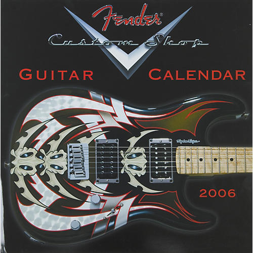 2006 Fender Custom Shop Guitar Wall Calendar