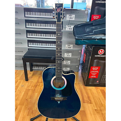 esteban blue guitar