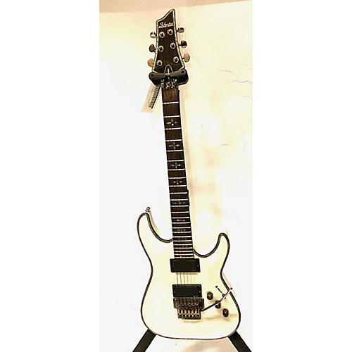 Schecter Guitar Research 2008 Hellraiser C1 Floyd Rose Solid Body Electric Guitar White