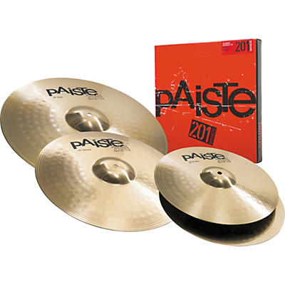 Paiste 201 Bronze Universal Cymbal Set 14/16/20
