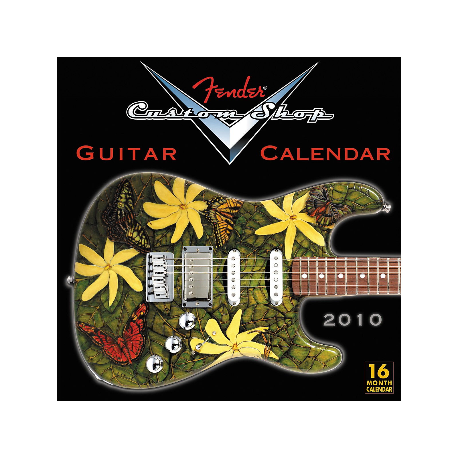 Fender 2010 Custom Shop Wall Calendar Musician's Friend