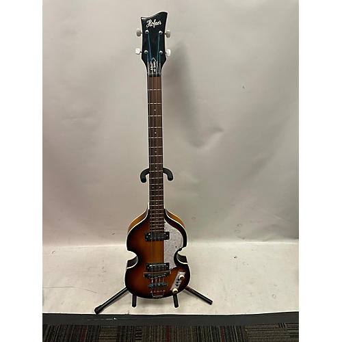 Hofner 2010 Ignition Series Vintage 4 String Electric Bass Guitar 2 Tone Sunburst