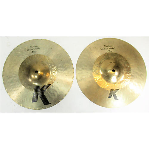 2010s 13.25in K Custom Hybrid Hi Hat Top Cymbal