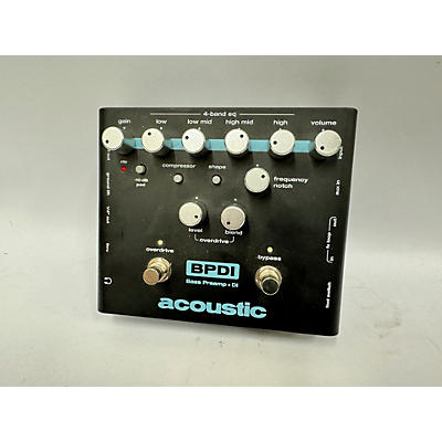 Acoustic 2010s BPDI BASS PREAMP + DI Effect Pedal