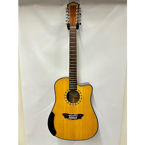 Washburn 2010s D46SCE12 12 String Acoustic Electric Guitar Natural