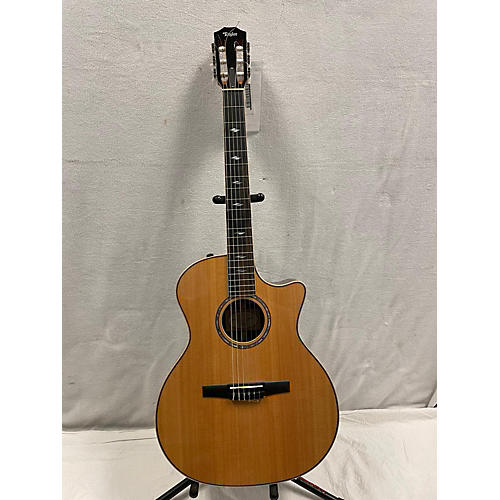 Taylor 2011 814CEN Classical Acoustic Electric Guitar Natural