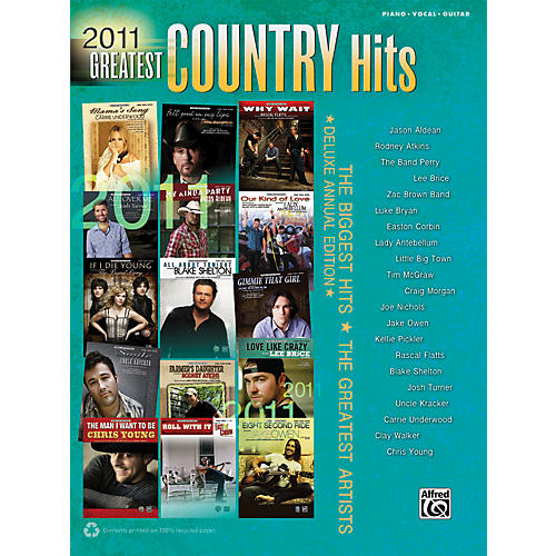 2011 Greatest Country Hits Book