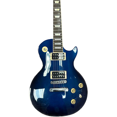 Gibson 2011 Les Paul Classic Solid Body Electric Guitar Trans Blue