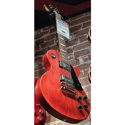 Gibson 2011 Les Paul Studio Solid Body Electric Guitar Satin Red