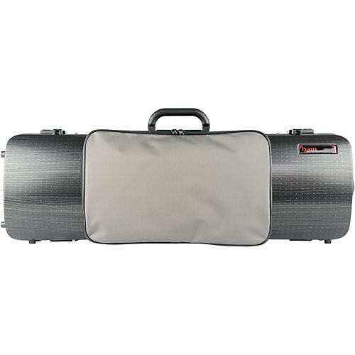 Bam 2011XL Hightech Oblong Violin Case with Pocket Black Lazure