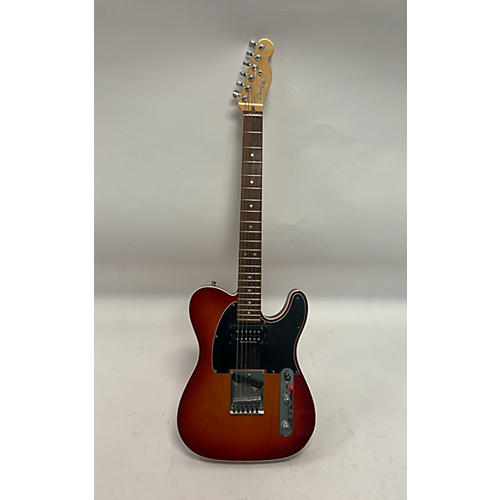Fender 2012 American Deluxe Telecaster Solid Body Electric Guitar Cherry Sunburst
