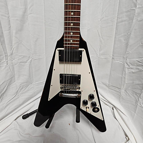 Gibson 2012 Custom Shop Kirk Hammet 1979 Flying V Reissue Solid Body Electric Guitar Black