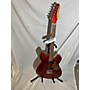 Used Fano Guitars 2012 GF6 Alt De Facto Hollow Body Electric Guitar Candy Apple Red Relic