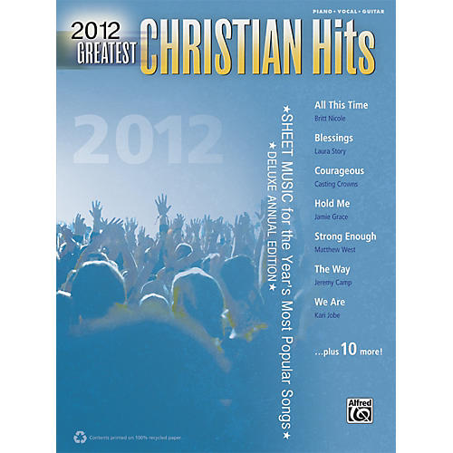 Alfred 2012 Greatest Christian Hits PVC Book