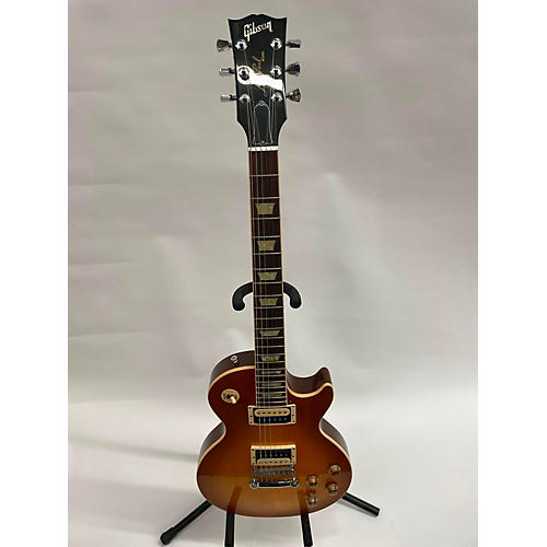 Gibson 2012 Les Paul Traditional Pro II 1950S Neck Solid Body Electric Guitar Amber