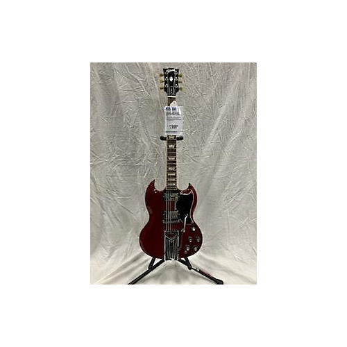 Gibson 2013 1961 Sg Sideways Vibrola Solid Body Electric Guitar washed cherry