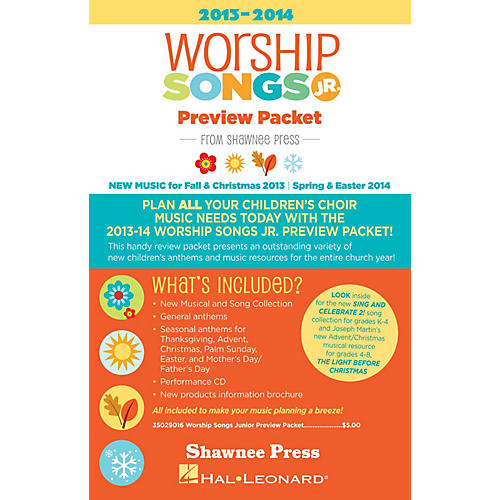 2013-2014 Worship Songs Junior Preview Packet Resource Kit Composed by Various