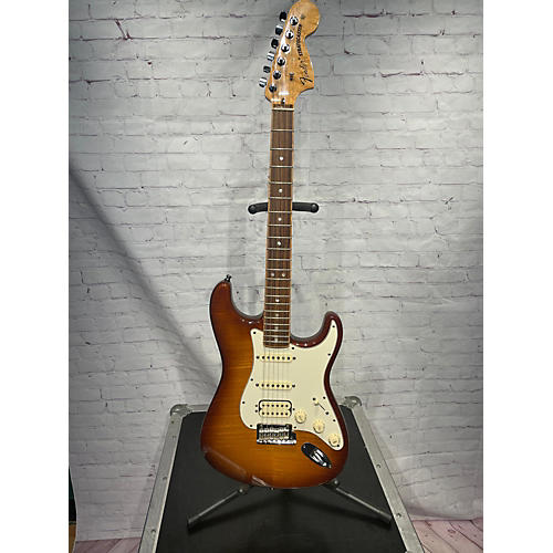 Fender 2013 American Select Stratocaster Solid Body Electric Guitar Tobacco Sunburst Rosewood Neck