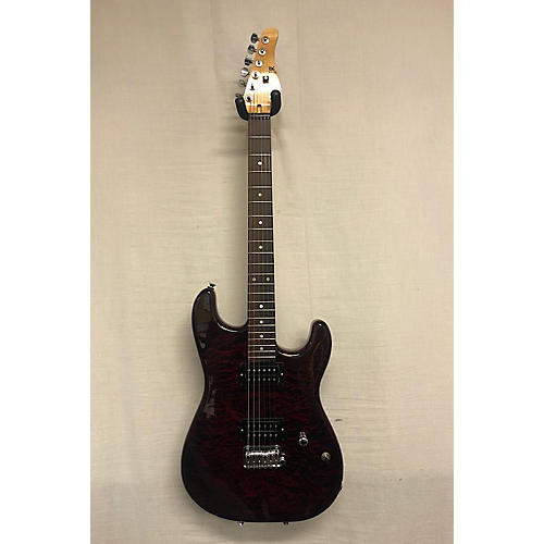 Schecter Guitar Research 2013 California Custom Elite Solid Body Electric Guitar RED QUILT