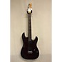 Used Schecter Guitar Research 2013 California Custom Elite Solid Body Electric Guitar RED QUILT