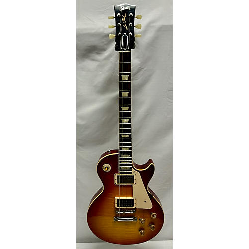 Gibson 2014 1958 VOS Reissue Les Paul Flame Top Solid Body Electric Guitar Heritage Cherry