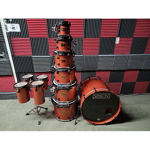 Spaun 2014 Custom Series Drum Kit BURNT COPPER