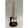 Used Fender 2014 Custom Shop Deluxe Telecaster QMT Solid Body Electric Guitar Satin Purple