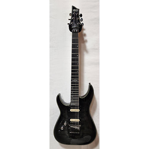 Schecter Guitar Research 2014 Hellraiser C1 Hybrid FR LEFT HANDED Electric Guitar TRANSBLACK