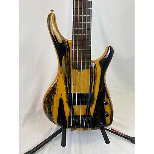 Roscoe 2014 LG 3005 Custom Electric Bass Guitar Pale Moon Ebony