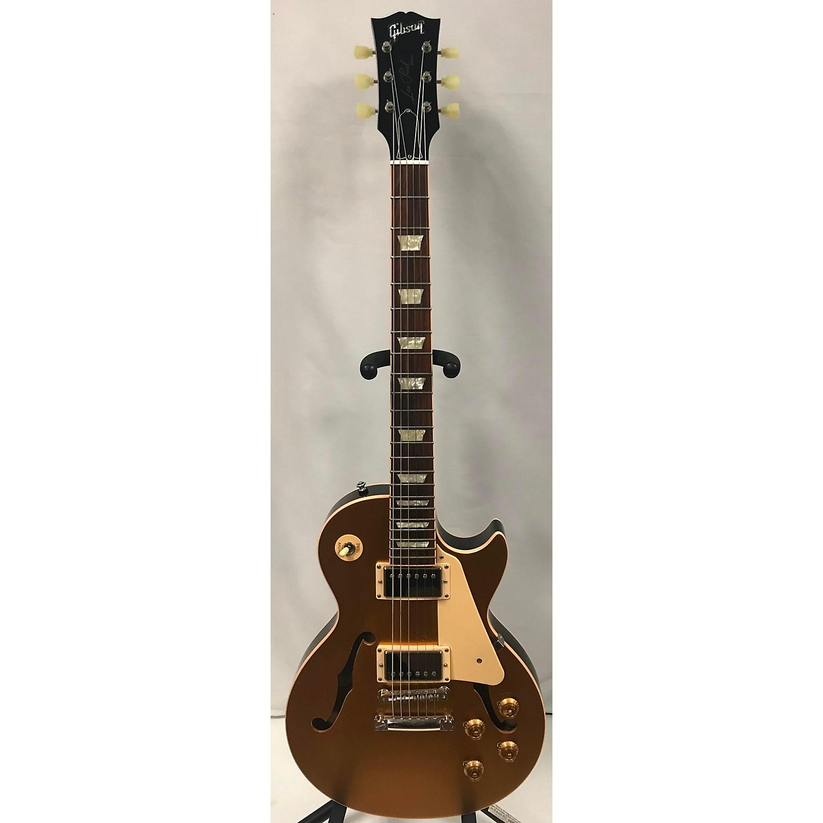 Used Gibson 2014 Les Paul ES Memphis Hollow Body Electric Guitar Gold