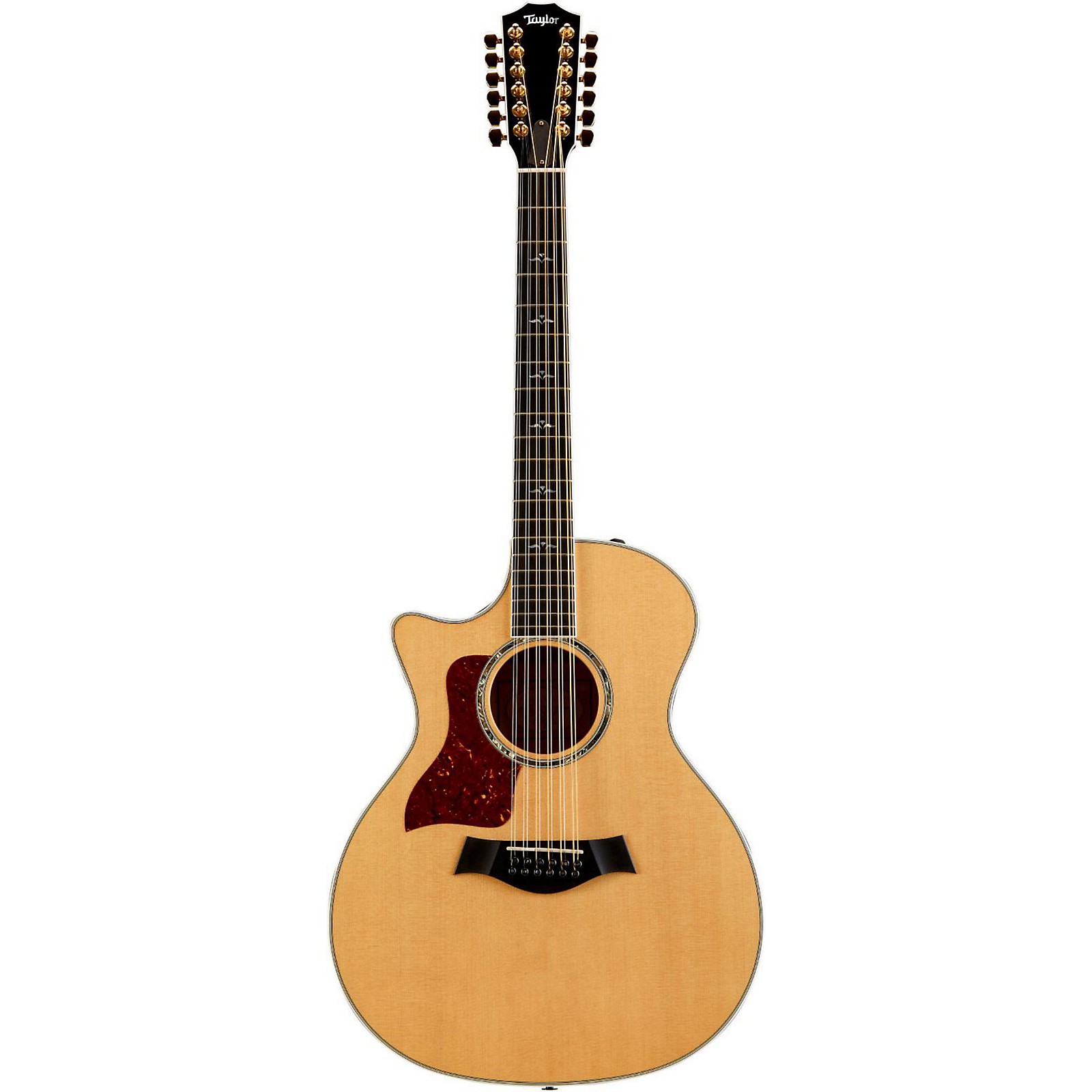 Taylor 2015 654ce 12-String Cutaway Left-Handed Acoustic-Electric ...