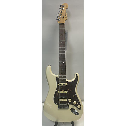 Fender 2015 American Elite Stratocaster HSS Shawbucker Solid Body Electric Guitar Olympic Pearl
