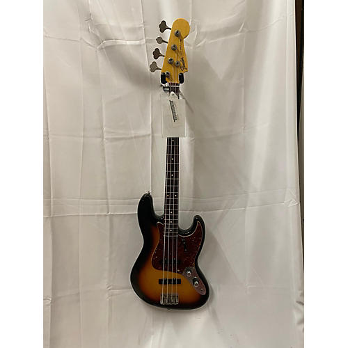 Fender 2015 Custom Shop Relic 60 Journeyman Jazz Bass Electric Bass Guitar 2 Tone Sunburst