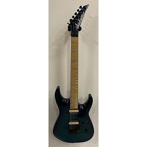 Jackson 2015 DK2MQHT Pro Dinky Solid Body Electric Guitar Trans Blue