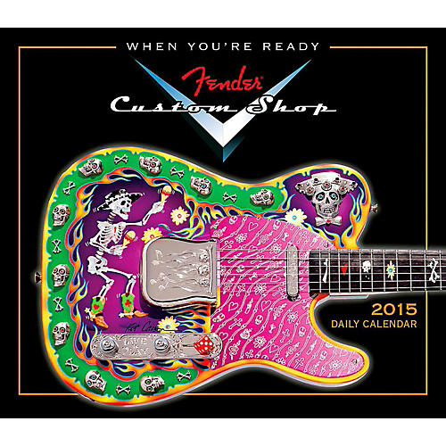 2015 Fender Custom Shop Boxed Daily Calendar