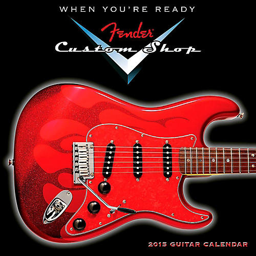 2015 Fender Custom Shop Mini Wall Calendar
