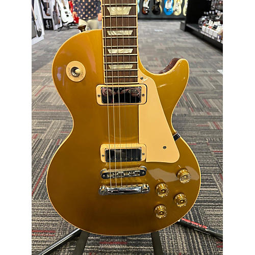 Gibson 2015 Les Paul Deluxe 2015 Solid Body Electric Guitar Antique Gold