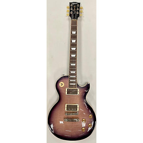 Gibson 2015 Les Paul Traditional 100th Anniversary Solid Body Electric Guitar Purple Burst