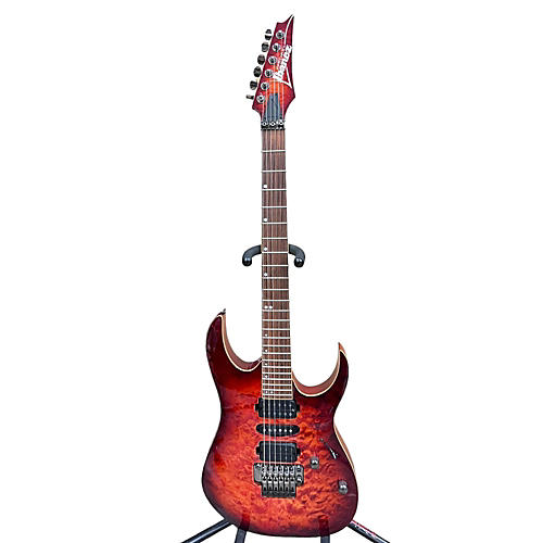 Ibanez 2015 Rg870qmz Solid Body Electric Guitar blazing dusk