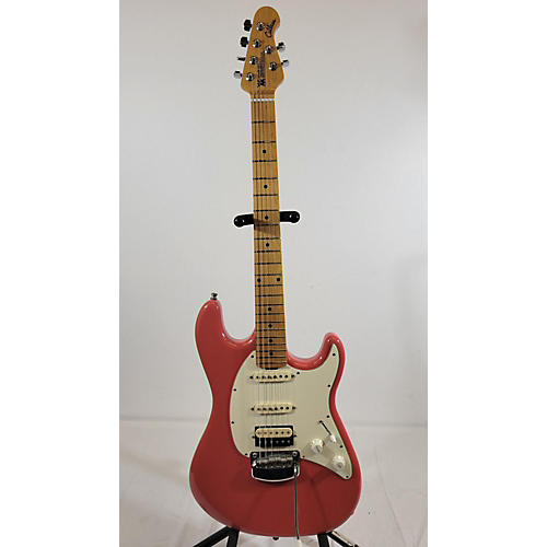 Ernie Ball Music Man 2016 Cutlass Solid Body Electric Guitar Fiesta Red