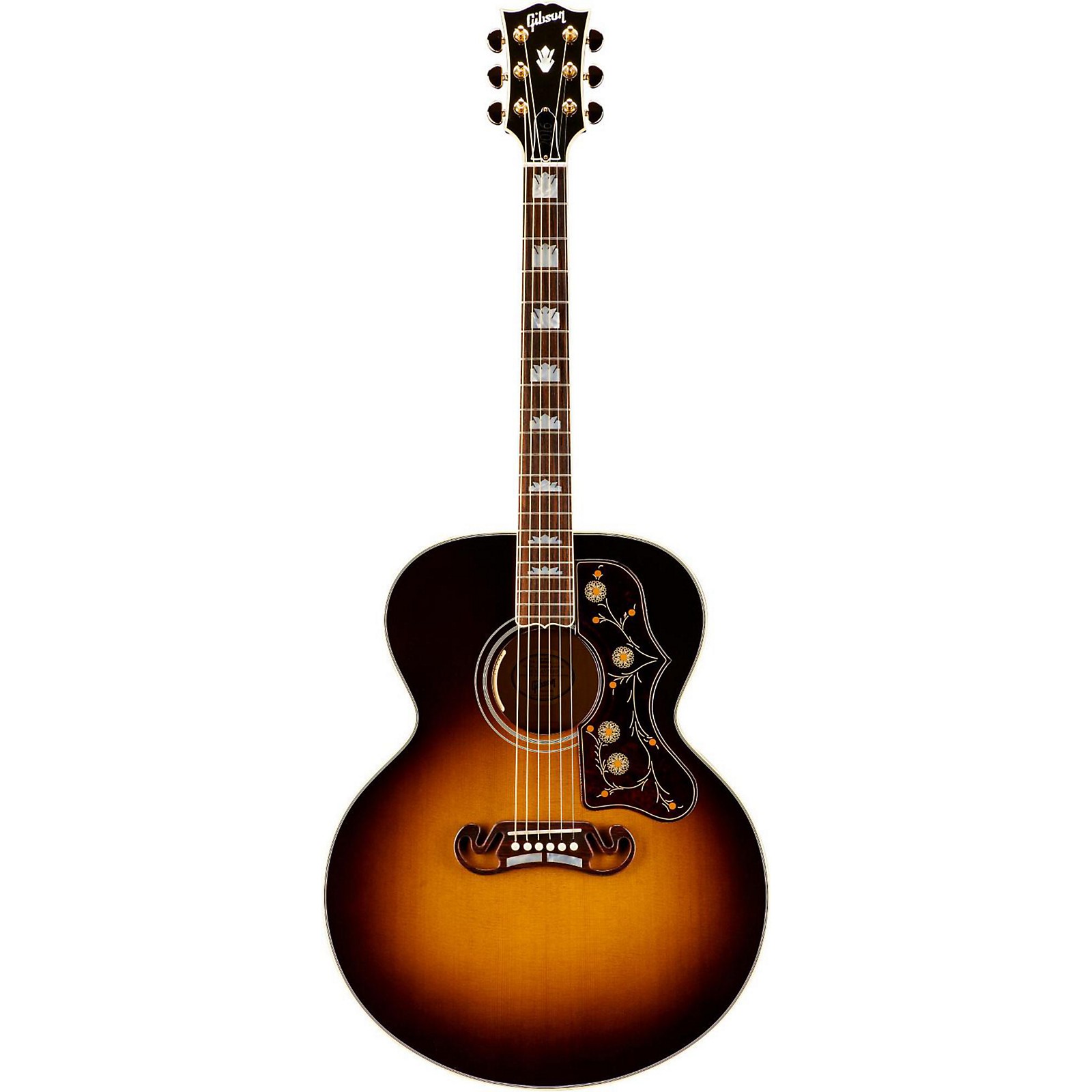 Gibson 2016 SJ200 Standard Super Jumbo Vintage Sunburst AcousticElectric Guitar Musician's