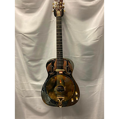 Luna 2016 Steel Magnolia Resonator Guitar