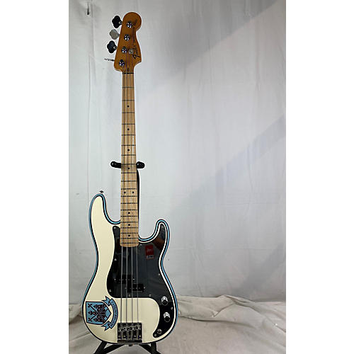 Fender 2016 Steve Harris Signature Precision Bass Electric Bass Guitar Cream