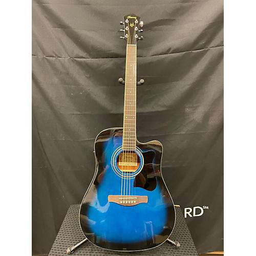 Ibanez 2016 V70CE Acoustic Electric Guitar Midnight Blue