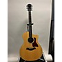Used Taylor 2017 214CE Deluxe Acoustic Electric Guitar Natural